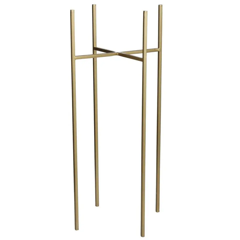 Mica Decorations - bloempot plantenstandaard- goud - H55 x B24 cm