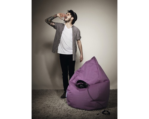 Zitzak Sitting Point Zitzak Brava L ca. 120 liter aubergine 70x90 cm