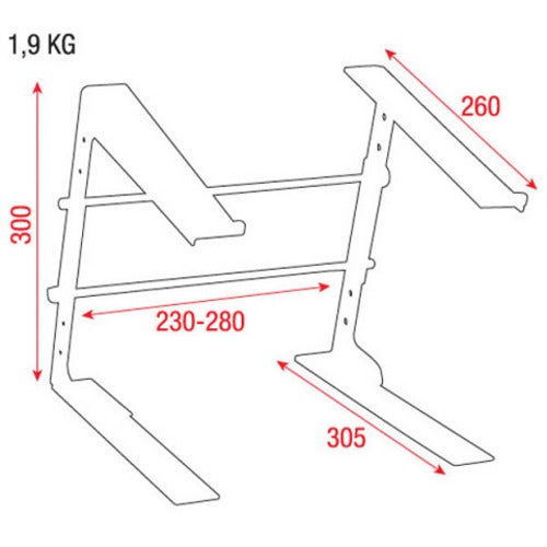 DAP D8370 laptop statief