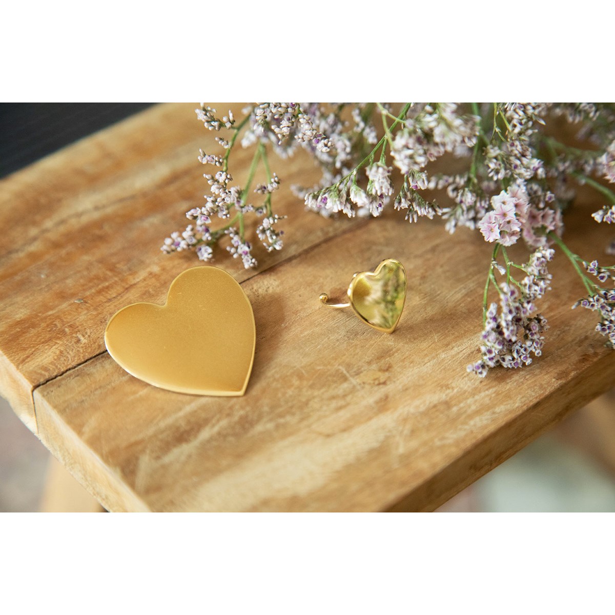 broche coeur plaqué argent - APHRODITE