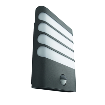 Philips wandlamp Raccoon antraciet met bewegingssensor