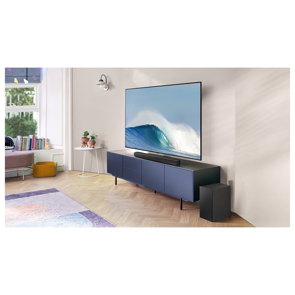 Samsung 2.1ch HW-C460 lydplanke (sort)