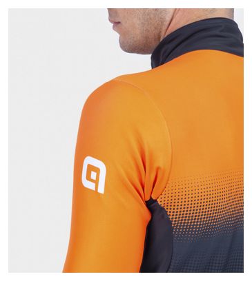 Veste Manches Longues Alé Gradient Noir/Orange Fluo