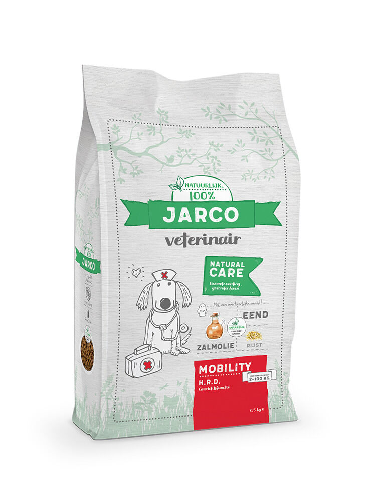 Jarco Mobility - Hondenvoer veterinair - 2.5 Kilogram - eend