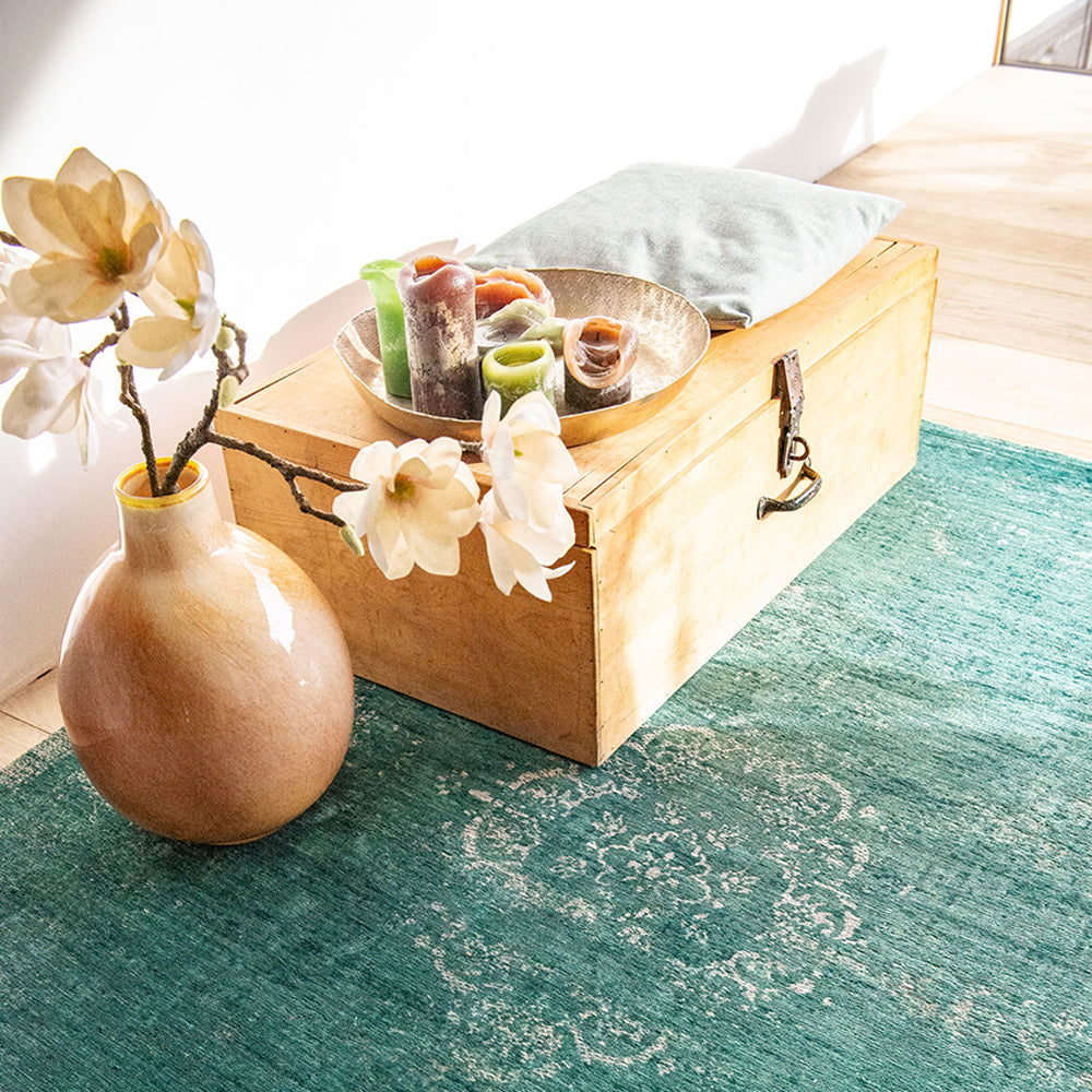 Louis de Poortere Medallion Fading World Vloerkleed 170 x 240 cm - Jade