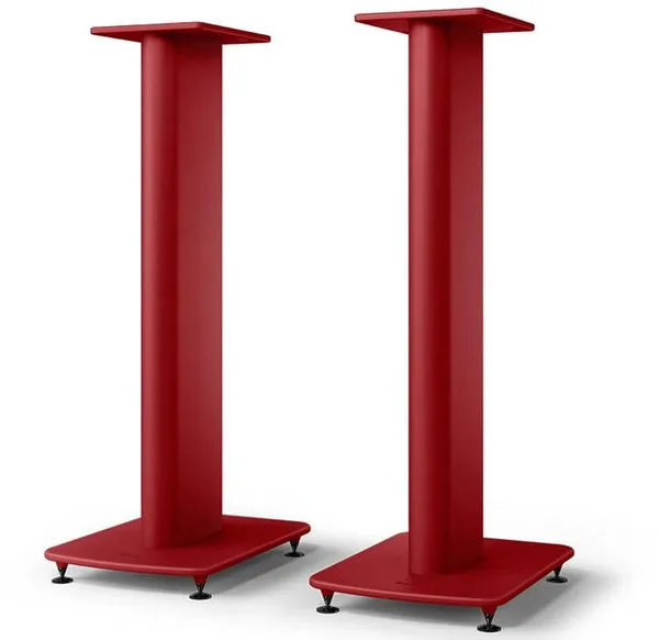 KEF Stand S2 Rouge impérial pour LS50 Meta et LS50W2 Pieds pour enceintes