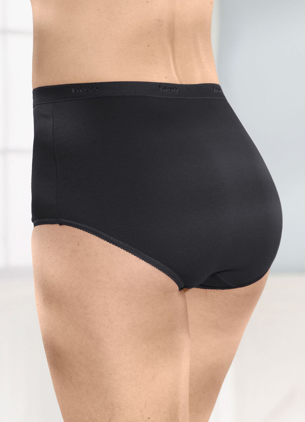 brio lingerie Fünferpack Slips mit elastischen Abschlüssen
