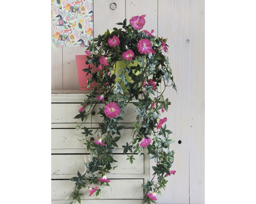 Hangende kunstpetunia, 25 cm hoog, roze