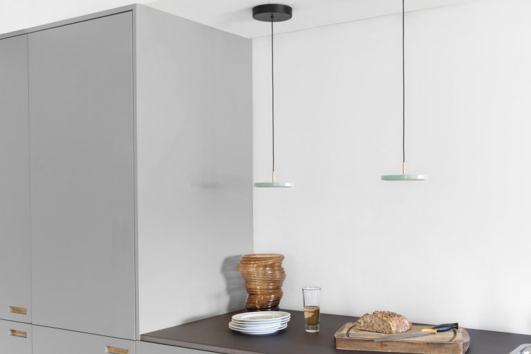 Umage Asteria Micro hanglamp LED Ø15 messing/antraciet