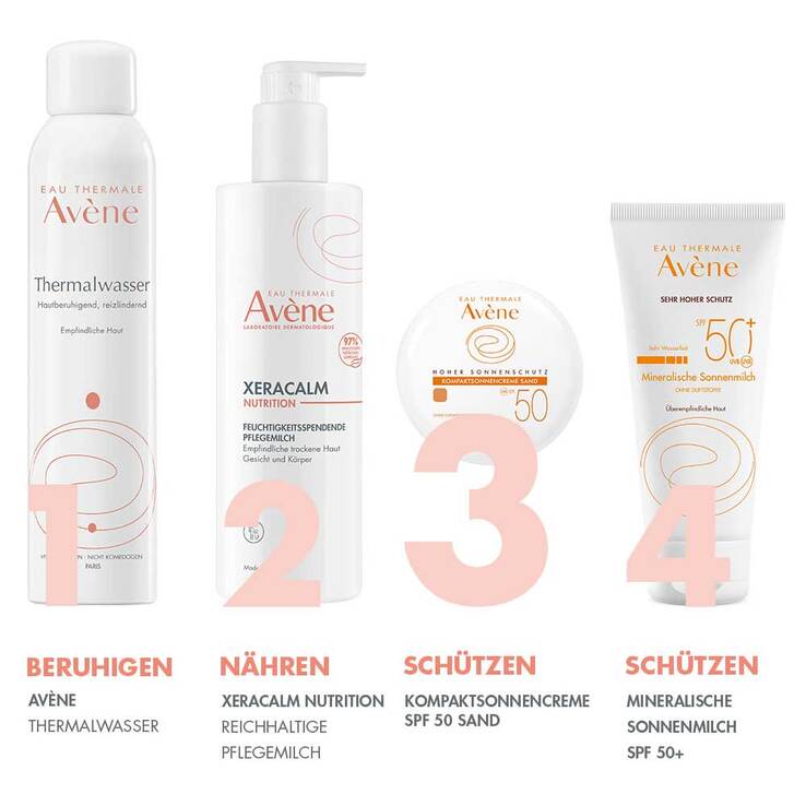 Avene Kompaktsonnencreme sand SPF 50, 10 g