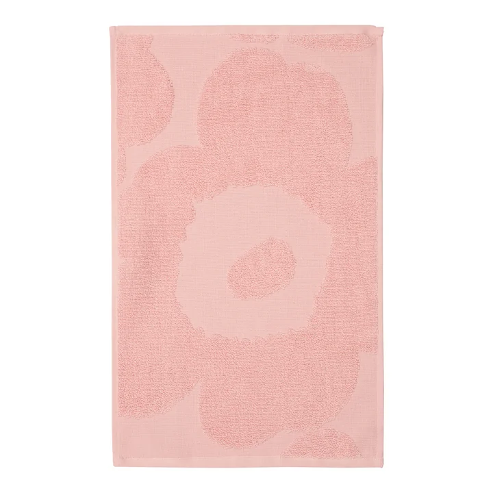 Marimekko - Unikko Gästehandtuch, 30 x 50 cm, pink / powder