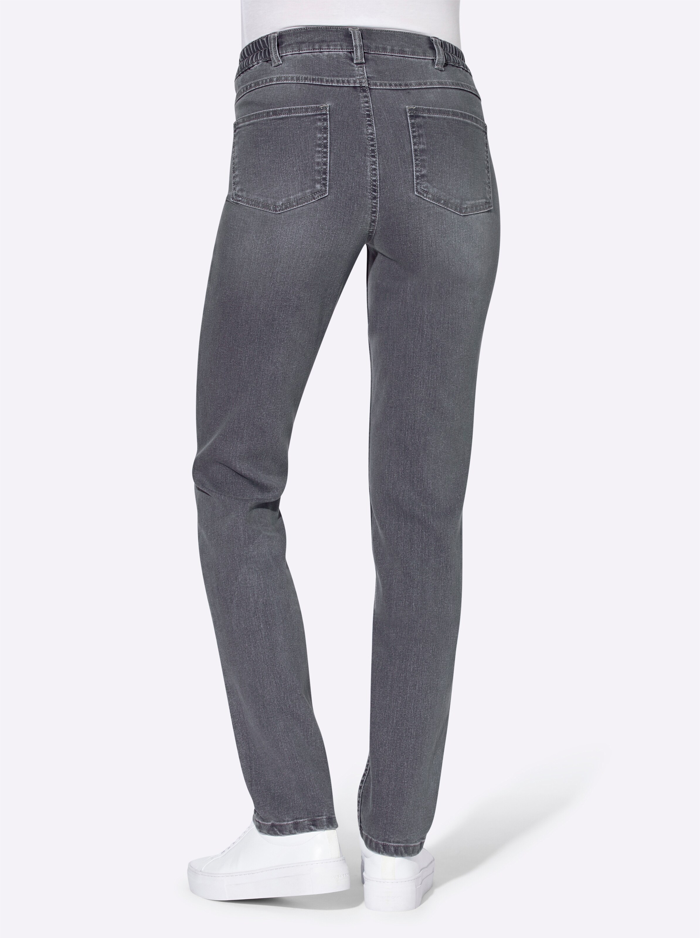 Jeans in grey-denim