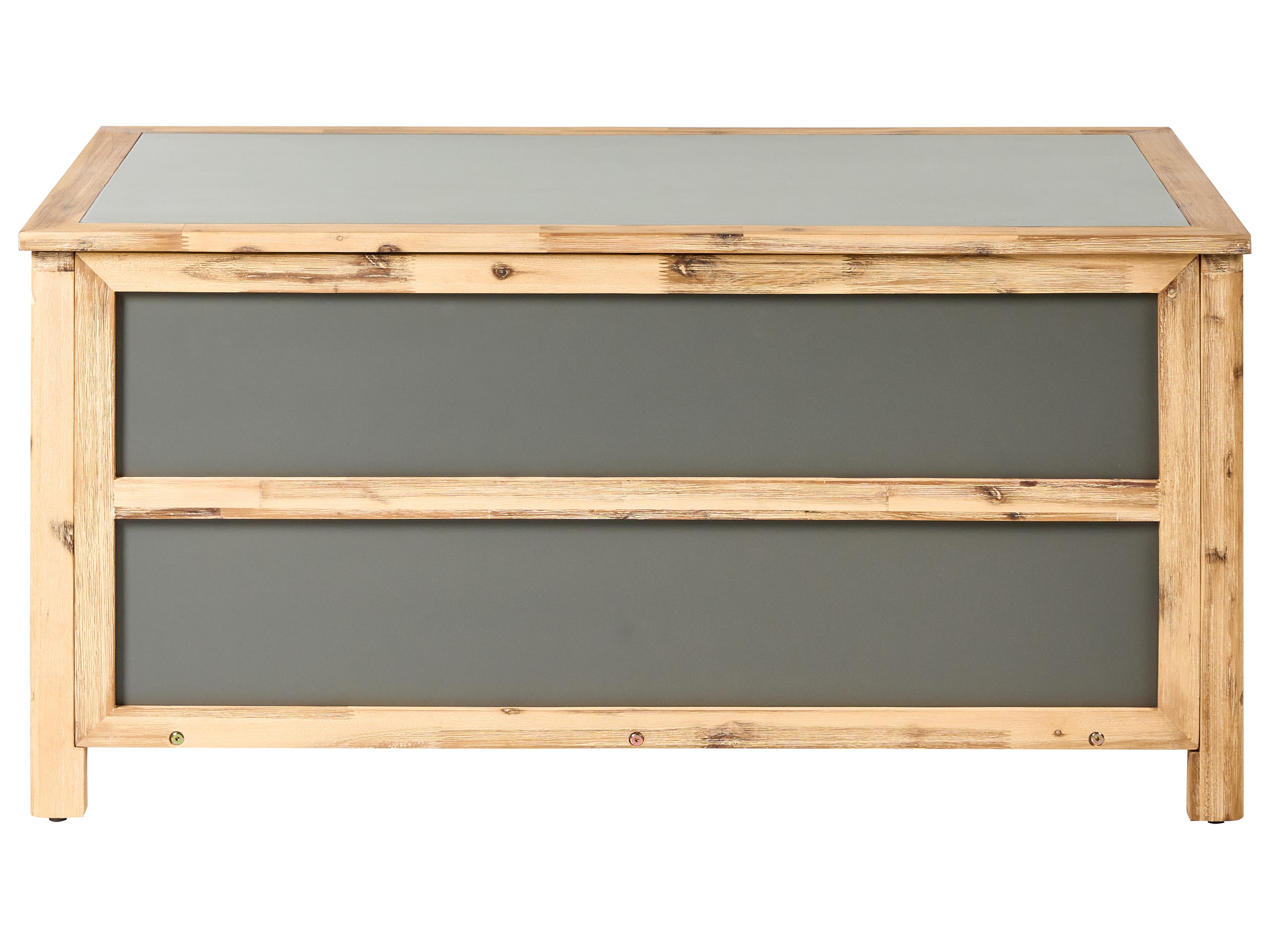 Kussenbox ACATE 121 cm 72 cm Grijs
