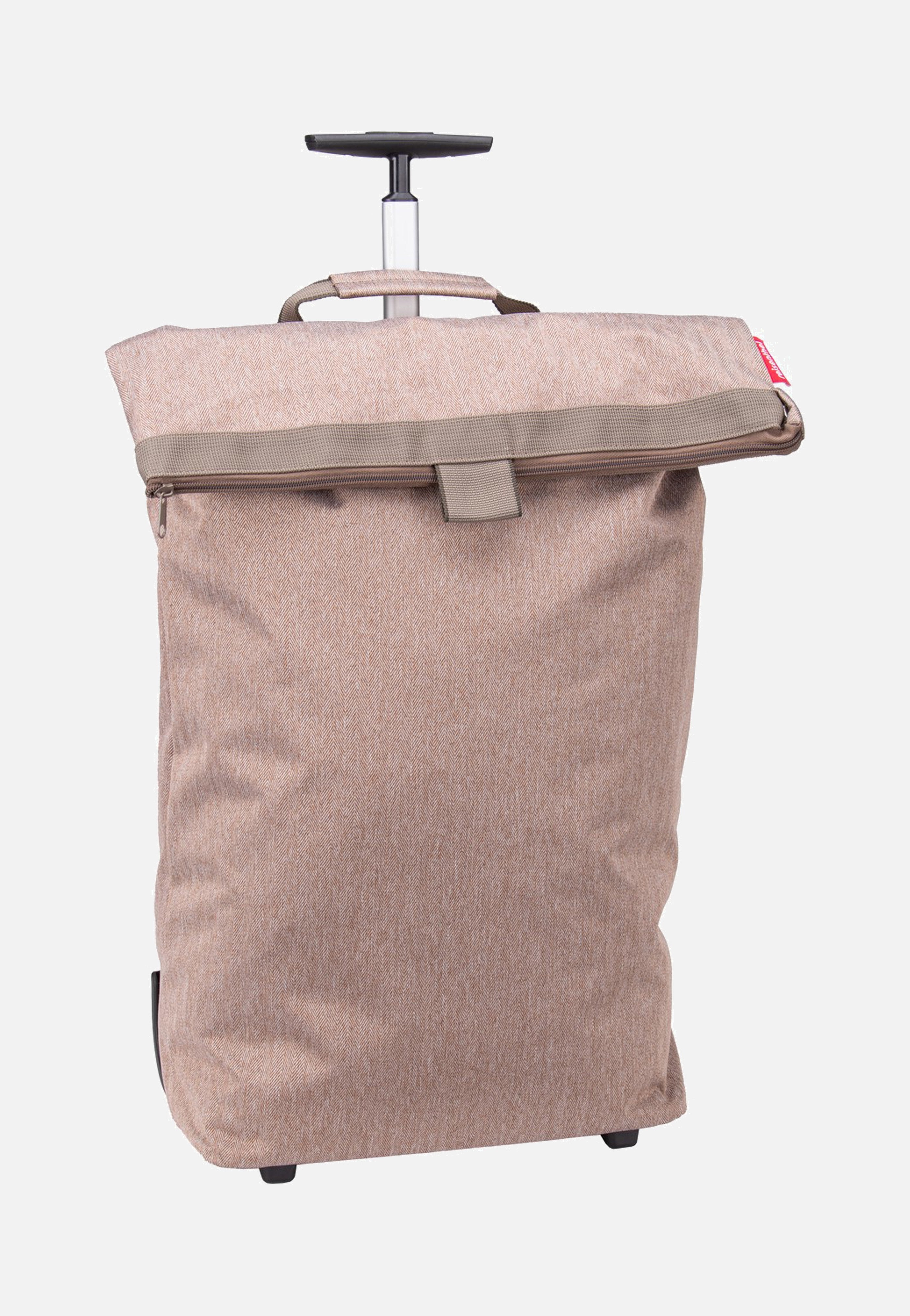 trolley M Herringbone Mokka - Einkaufstrolley
