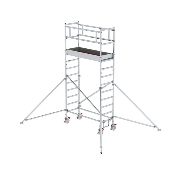 MUNK aluminium rolsteiger met stempel 1,80x0,75m platform 5,07m AH