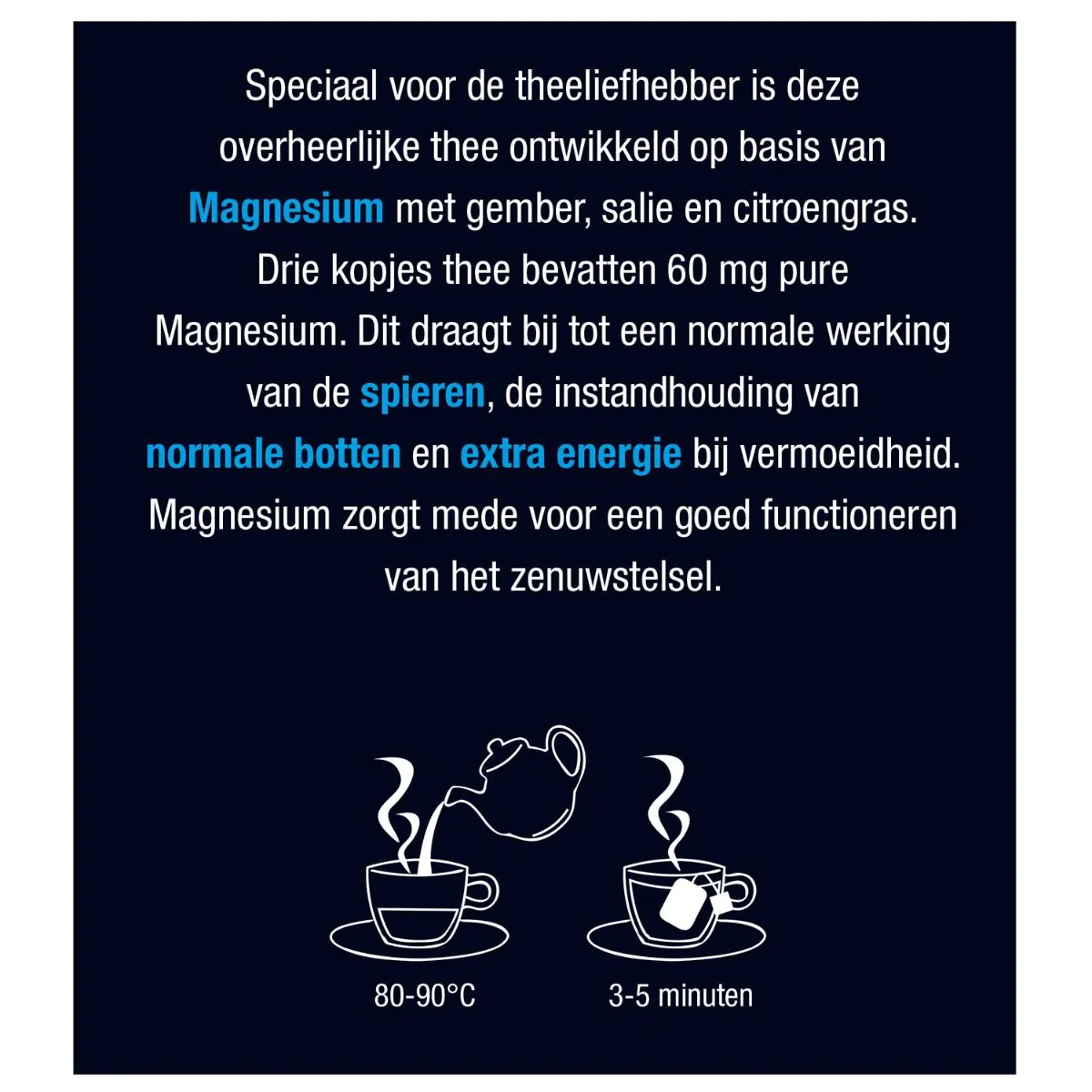 Magnesium thee 20 zakjes