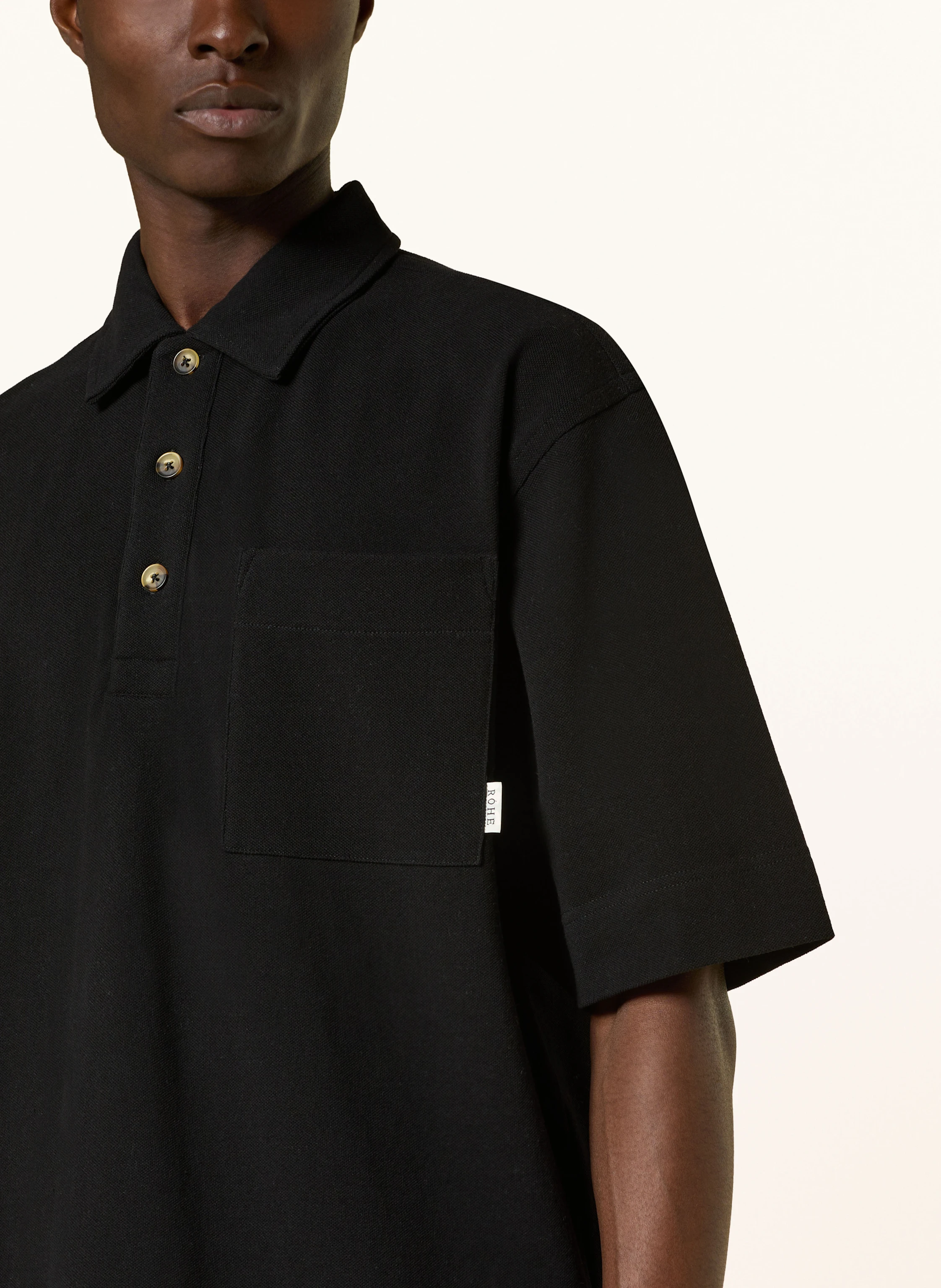 RÓHE Piqué-Poloshirt