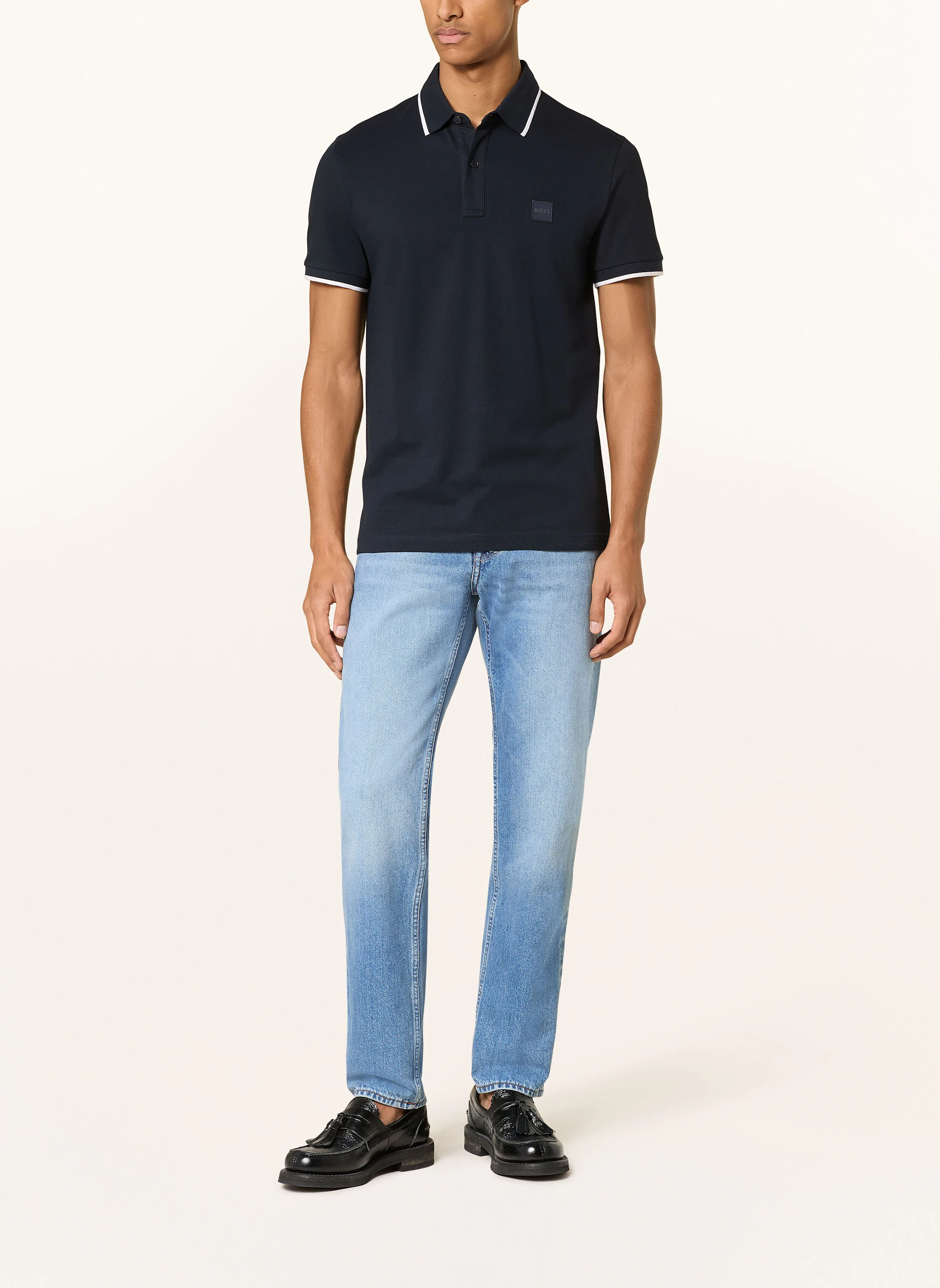 BOSS Piqué-Poloshirt PASSERTIP