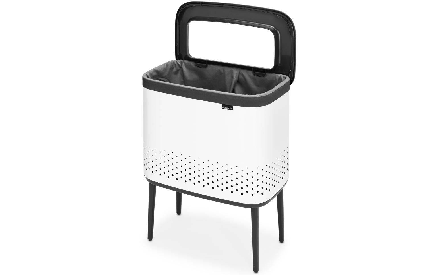 Wäschesammler BO Weiss, 60 l<br>Weisser Wäschekorb