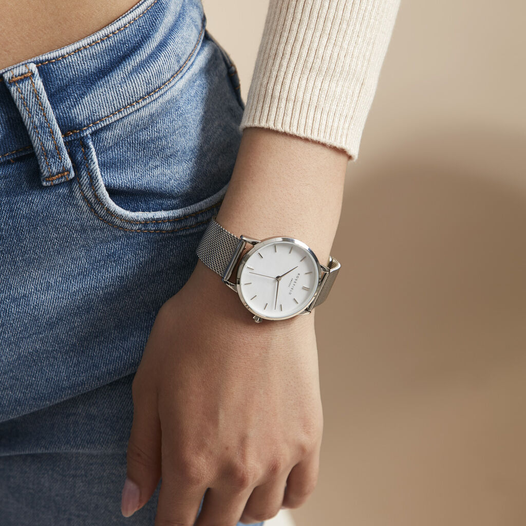 Montre Rosefield Pearl Edit Blanc