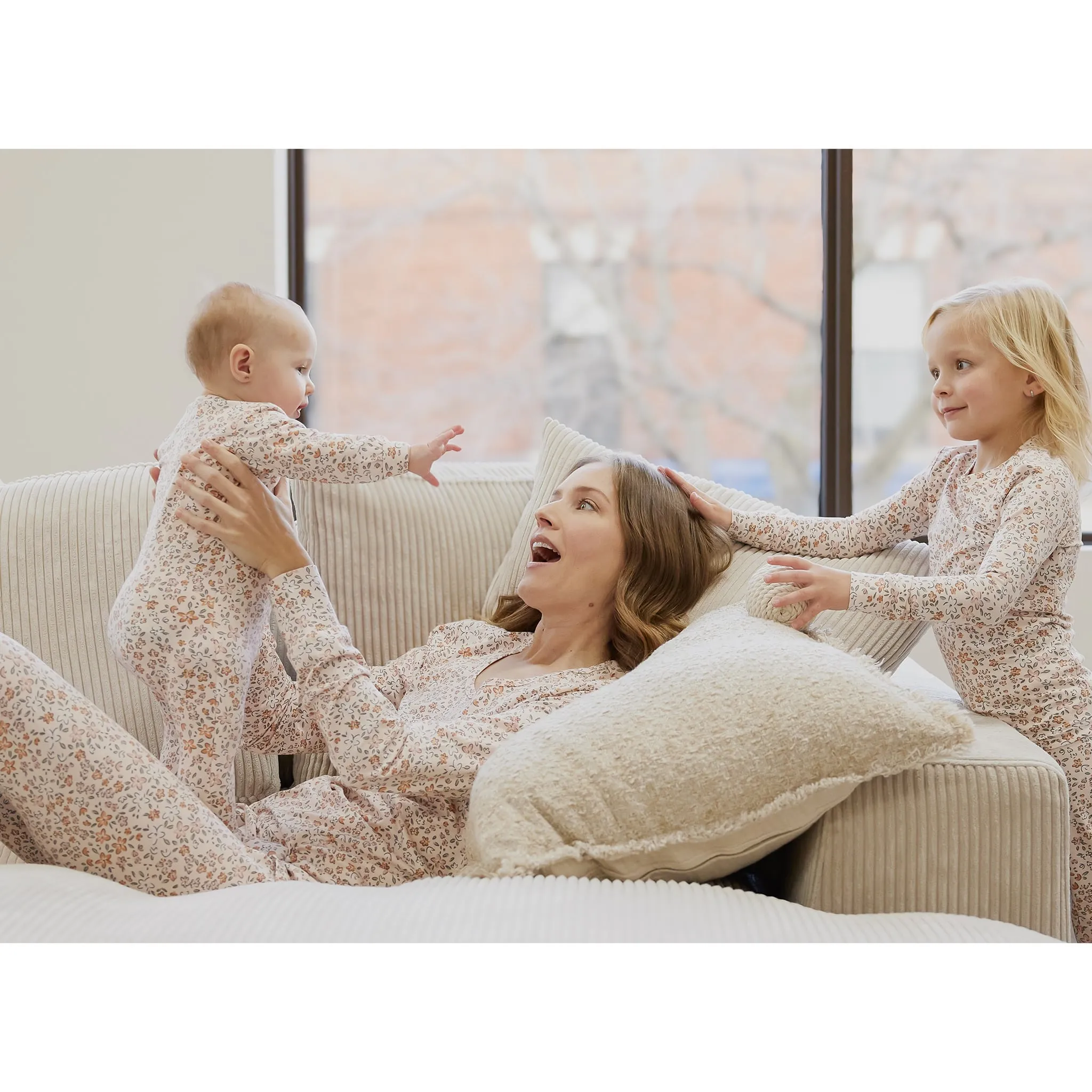 Petit Lem Pyjama Adulte Fleurs