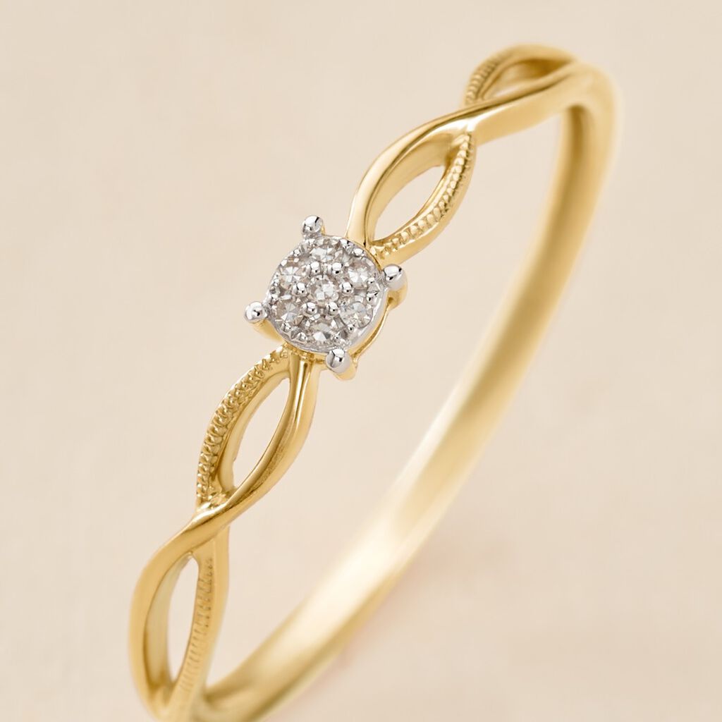 Bague Farila Or Jaune Diamant