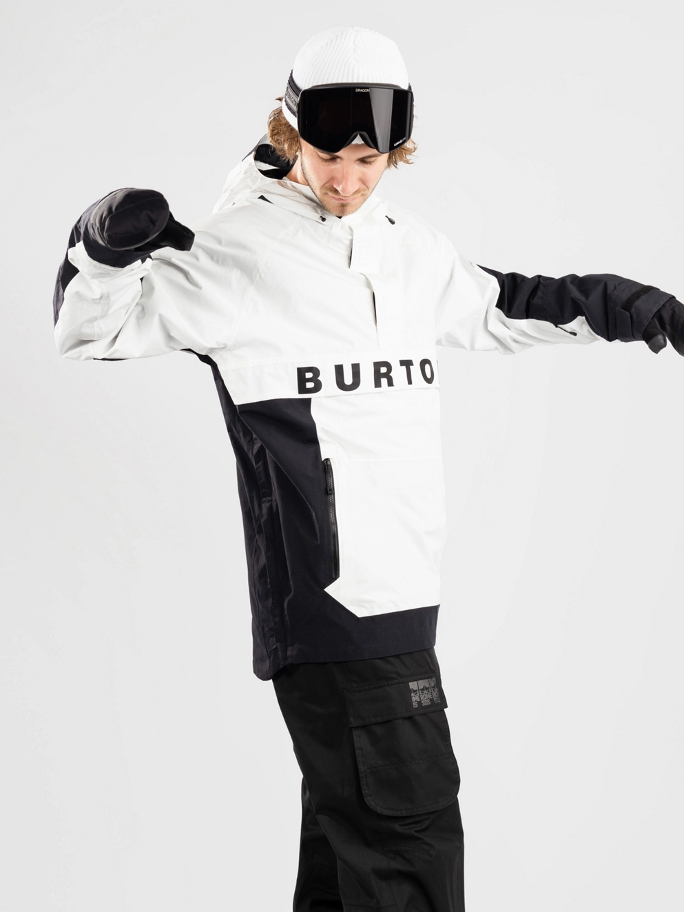 Burton Frostner 2L Anorak stowht/trublk