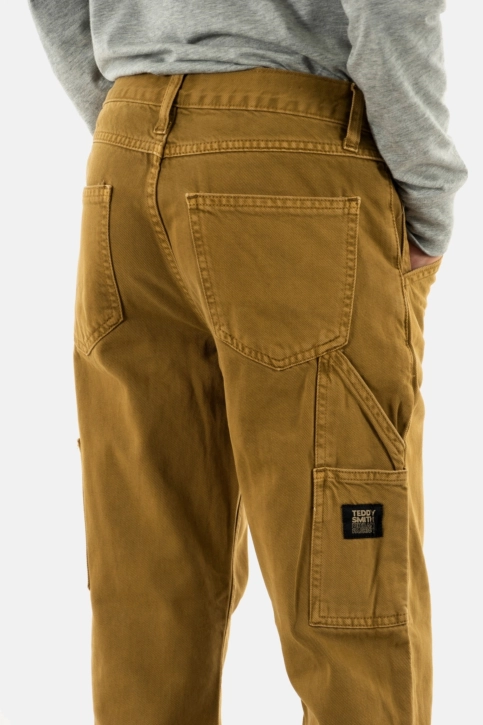 pantalons teddy smith carpenter 561a leather brown