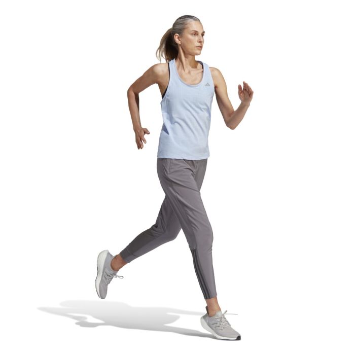 adidas Dame Singletter Fast Tank Top Blå