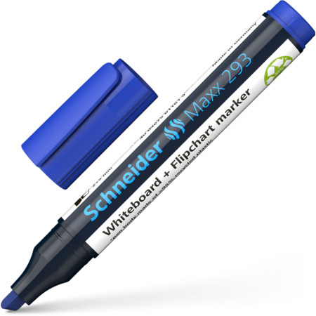 Schneider Maxx 293 Whiteboard- und Flipchart-Marker - blau - 2+5 mm