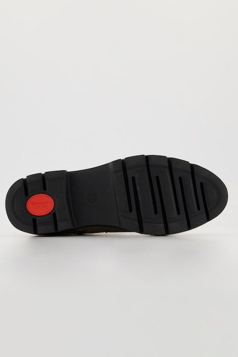 Leder-Chelseaboots, Tamaris Comfort, Zierschnalle, Weite H