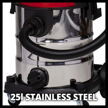 Einhell 2x18V nat-/droogzuiger TE-VC 36/25 Li S (zonder accu)