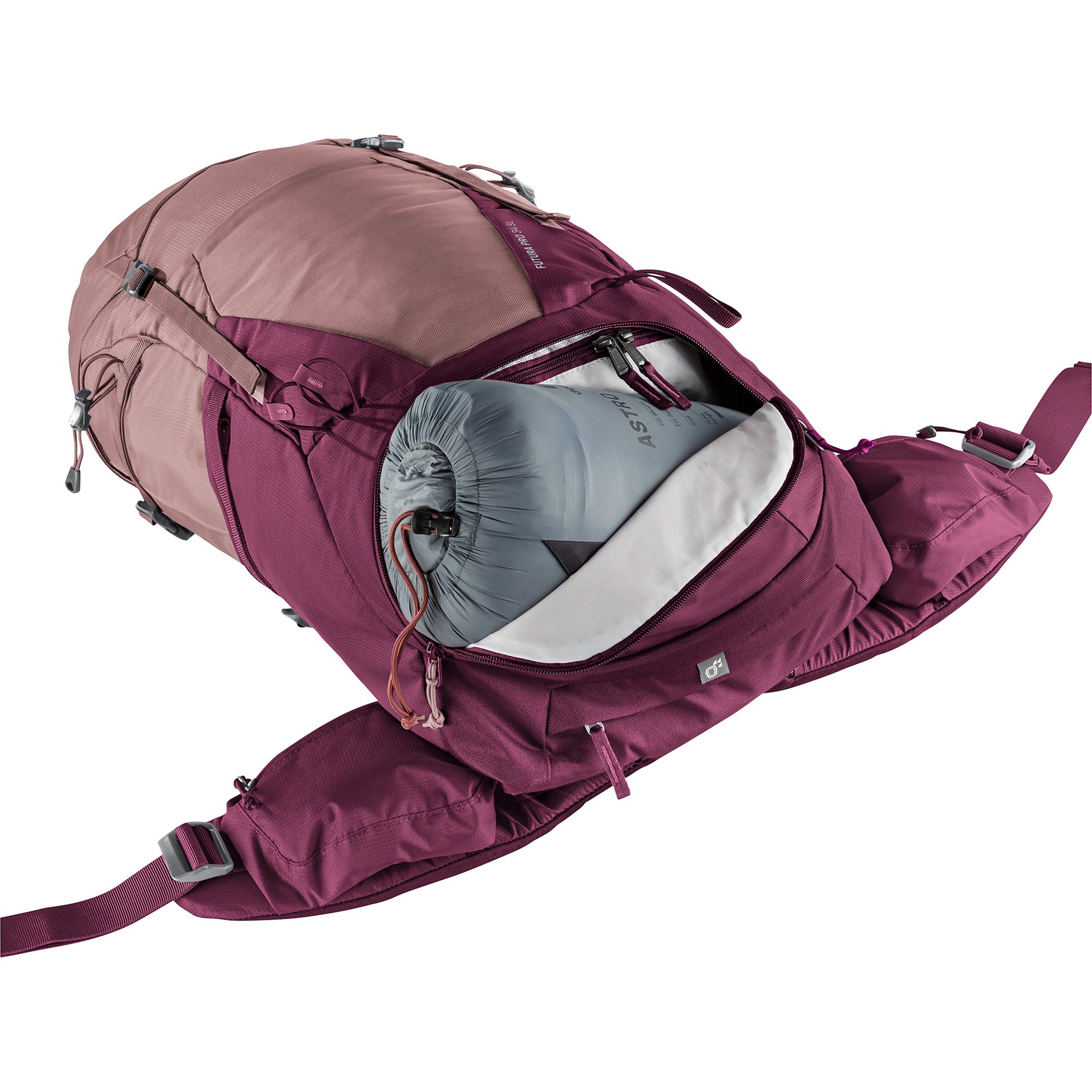 deuter Futura Pro 34l SL Trekkingrucksack Damen ashrose cassis