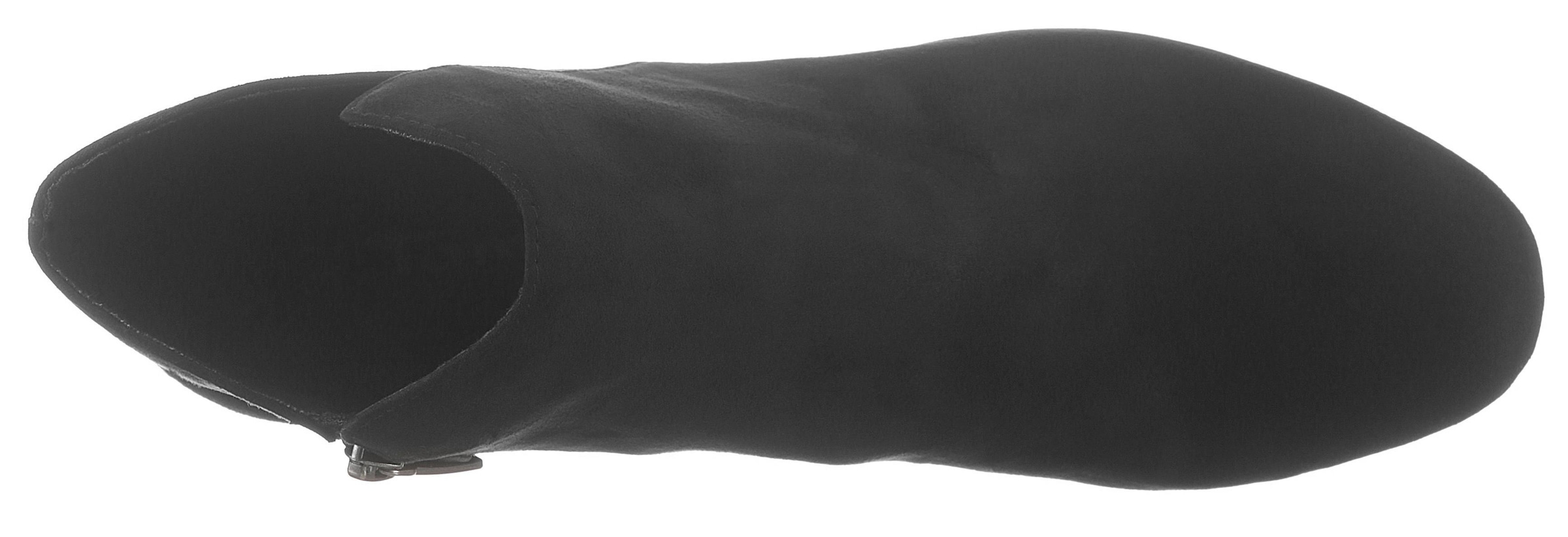 Tamaris Stiefelette  , Blockabsatz, Ankleboots, Abendschuh in veganer Verarbeitung