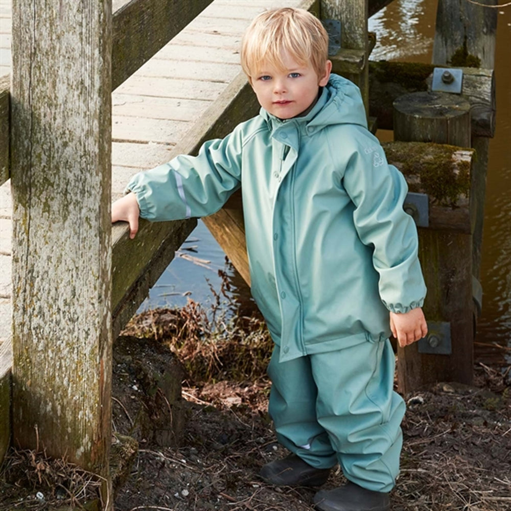 Køb CeLaVi Regnsæt Solid Fleece Slate Grey