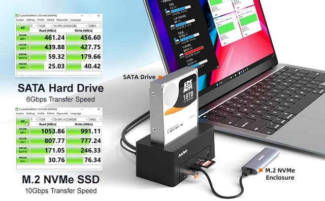 Maiwo USB-C dockingstation 2,5