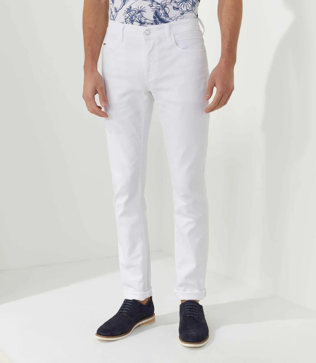 Jean slim blanc 