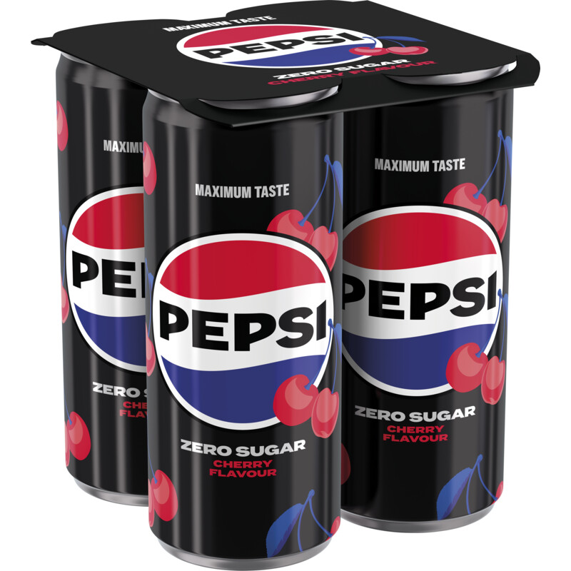 Pepsi Zero sugar cherry 4-pack