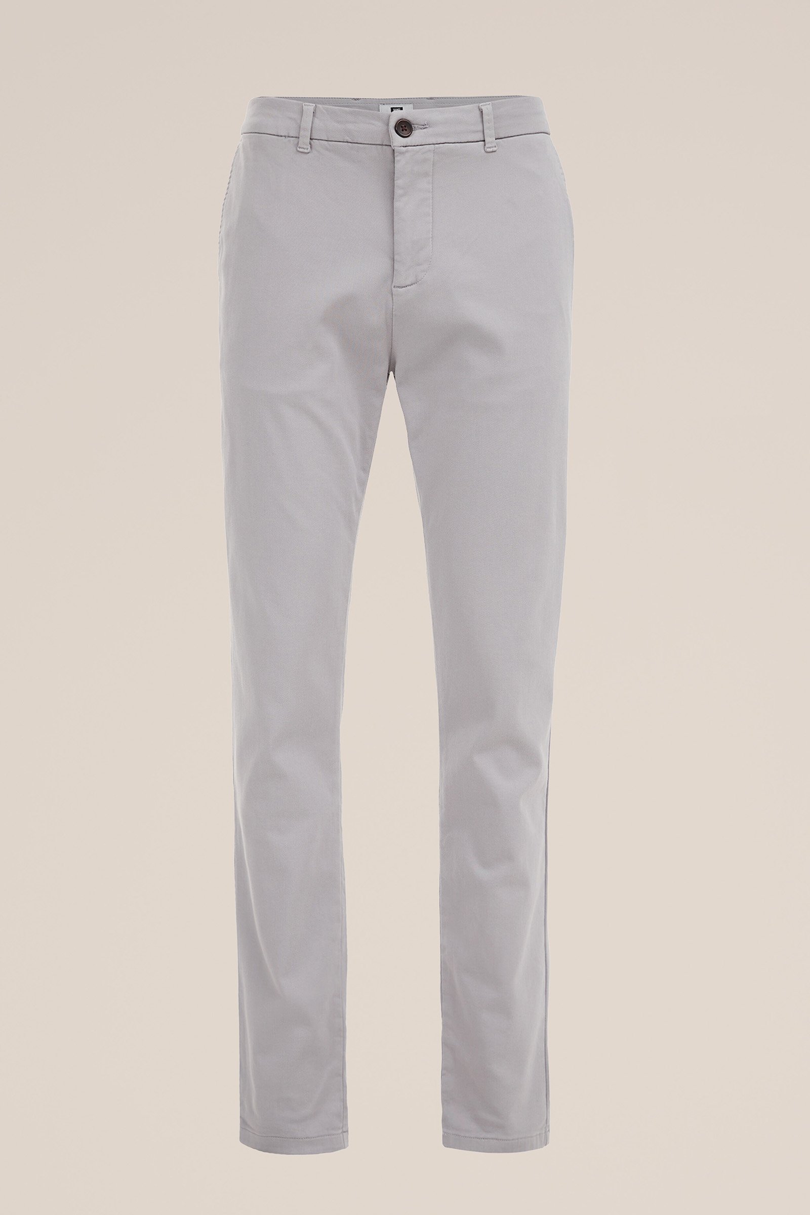 slim fit chino van jog kwaliteit Fundamentals Grijs