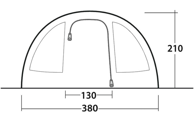 Outwell Sky 6 Tunnelzelt  für 6 Personen