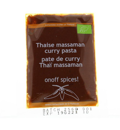 Onoff Thaise Massaman Currypasta Bio (50 gr)