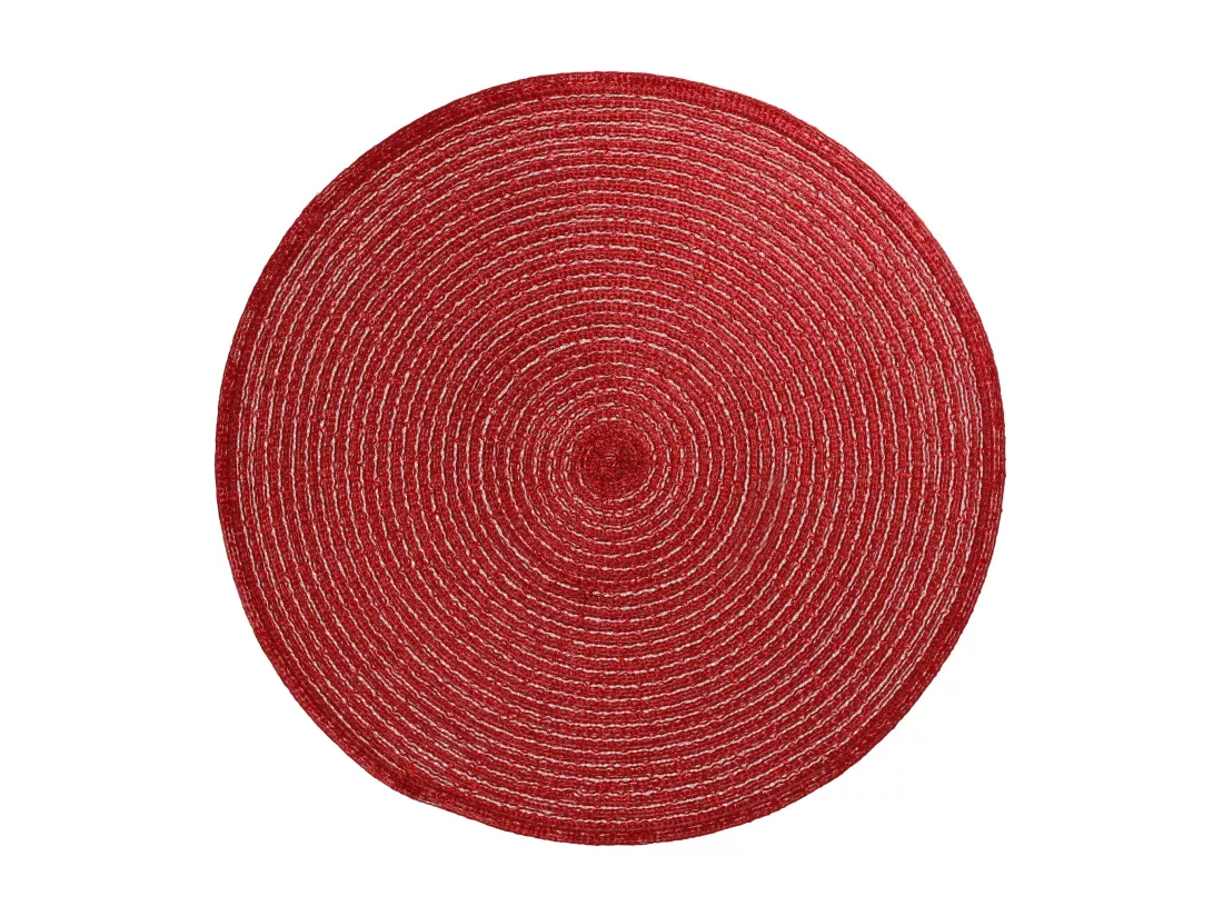 Ensemble De Sous-Verres Décoratifs Glitter Rouge Moyen 38
