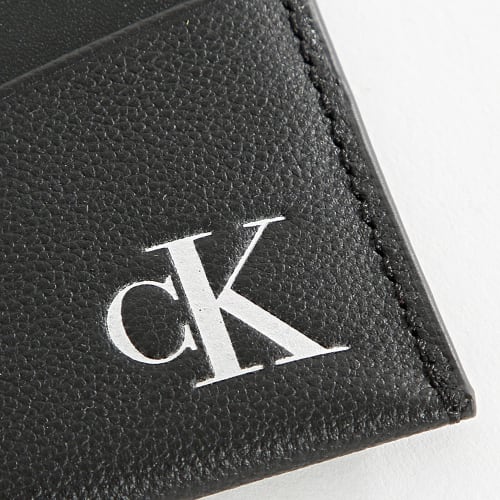 Porte-cartes Mono Silver 9867 Noir