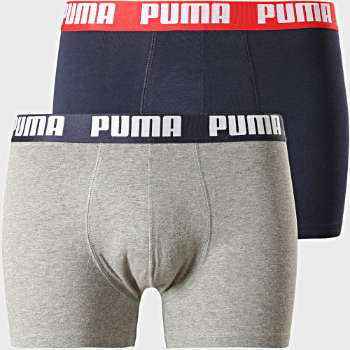 Lot De 2 Boxers Everyday 521015001 Bleu Marine Gris Chiné