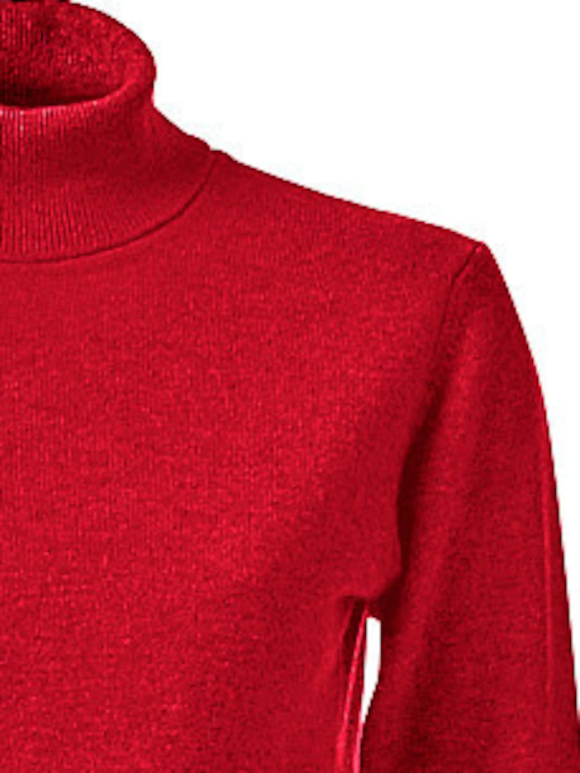 heine Rollkragenpullover in rot