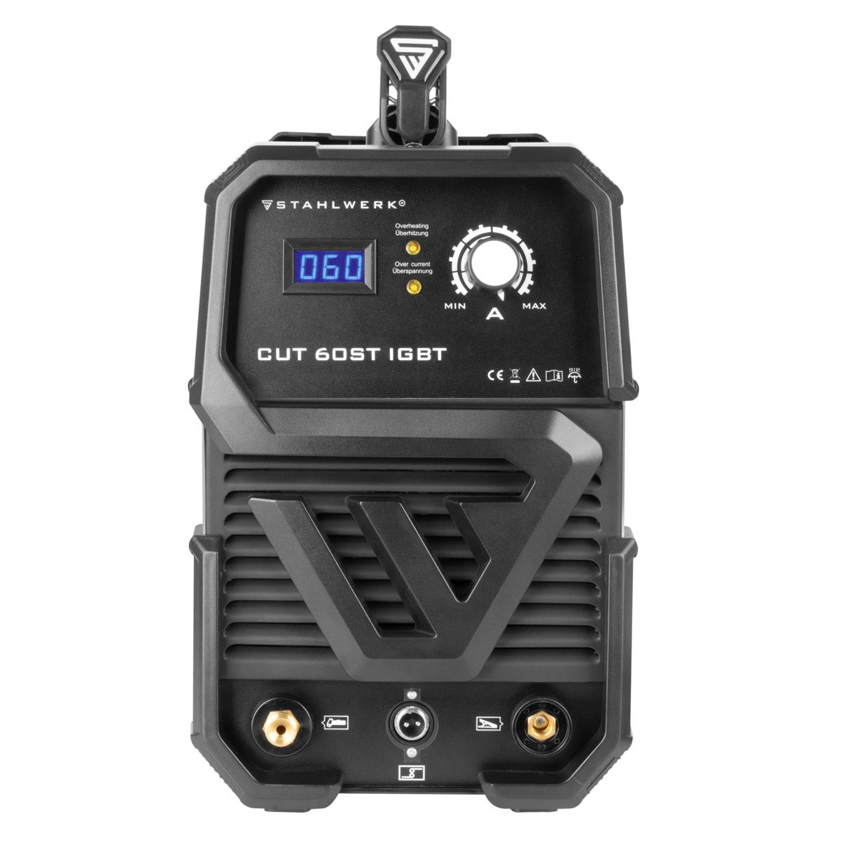 STAHLWERK CUT 60 ST IGBT plasmasnijder met 60 ampère en een snijcapaciteit tot 24 mm