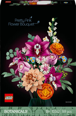 LEGO Botanicals 10342 Vakker bukett med rosa blomster
