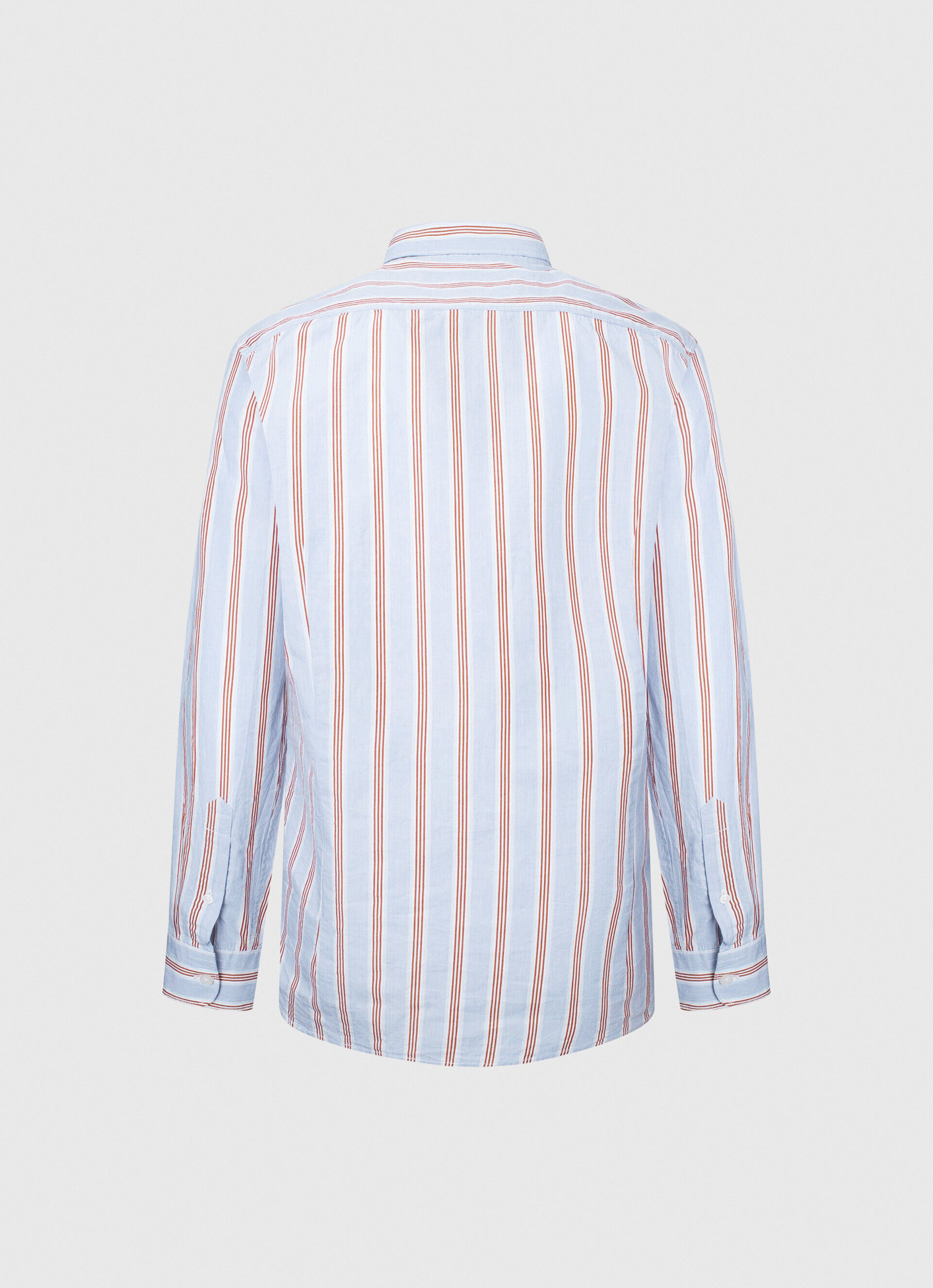 CAMISA FIL A FIL LISTER FIT SLIM - vermelho estúdio