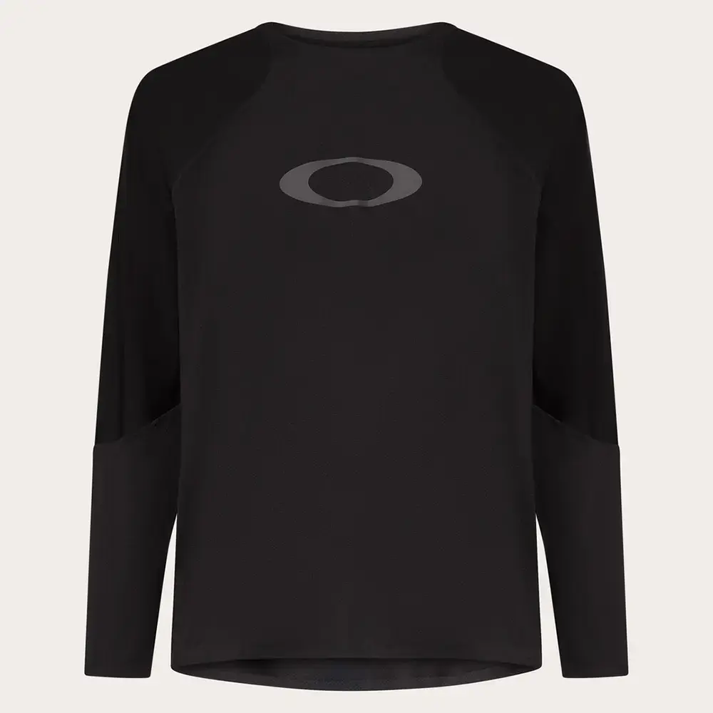 Oakley Seeker Airline MTB Fietsshirt Lange Mouwen Zwart Heren