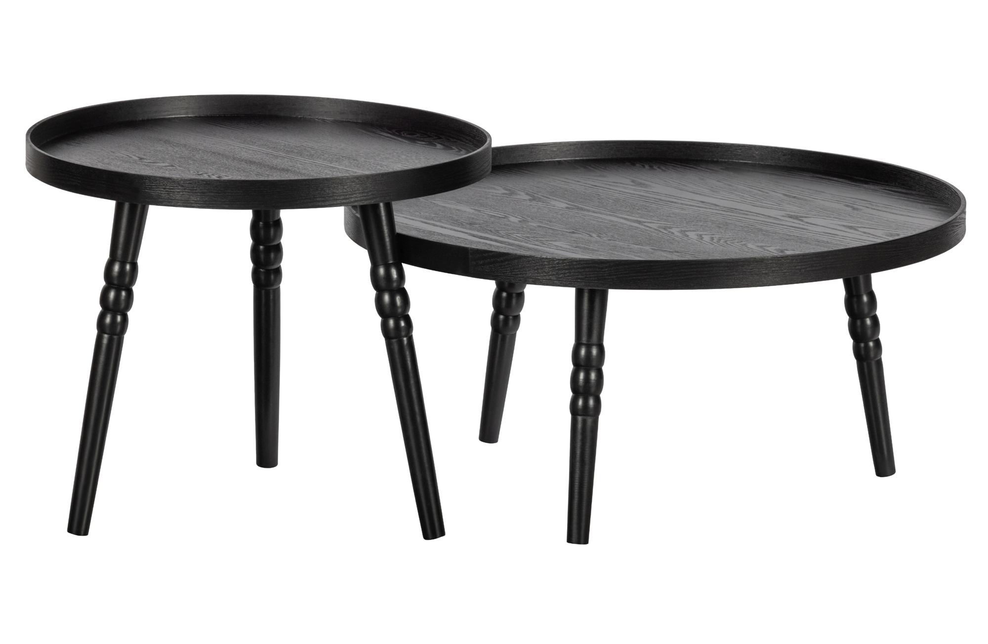 Bijzettafel Ponto Zwart 36XØ75
